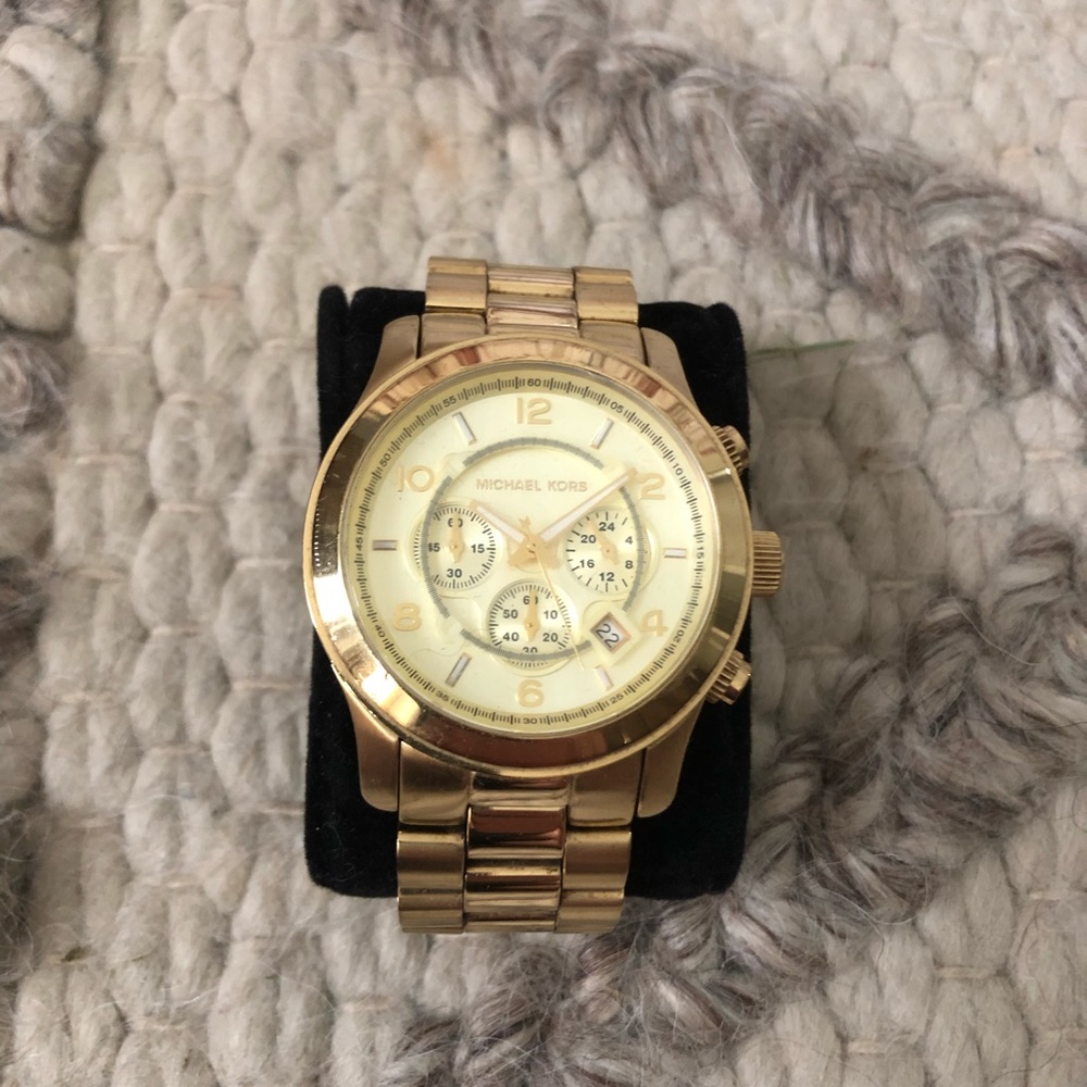 Michael Kors Gold Runway Watch